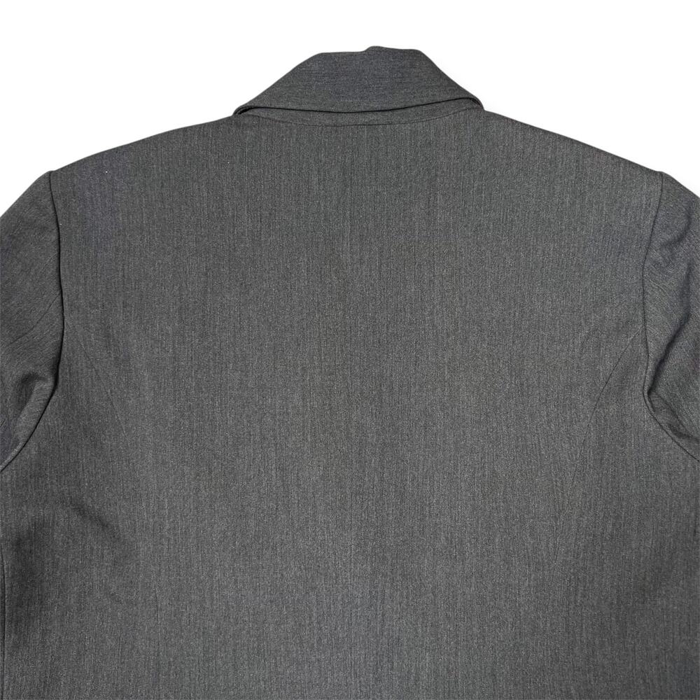 MM LaFleur Roxane Charcoal Work Jacket 1X Soft Twill Double Button Blazer NWOT - Picture 13 of 15